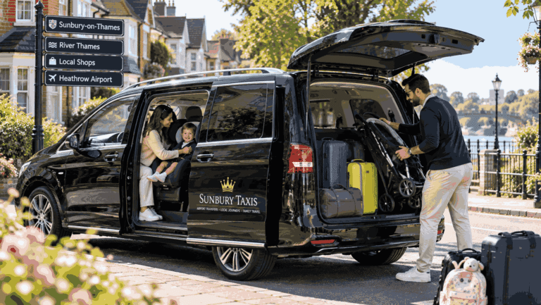 Family Holiday Airport Travel from Sunbury Made Easier with Spacious Transfers